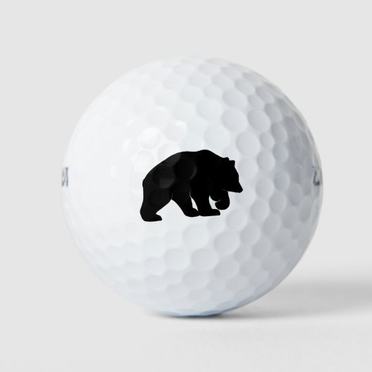 Beer Silhouette Golfballen (Voorkant)