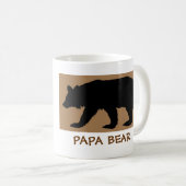 Beer Silhouette Mok: PAPA-BEER Koffiemok (Voorkant rechts)