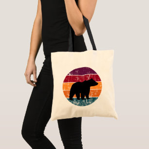 Beer Silhouette Retro Rainbow Wilde Vrij Tote Bag