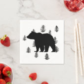 Beer Silhouette Trees Wilderness Mountain Servet (Insitu)