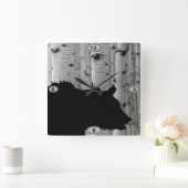 Beer Silhouette Wall klok (Huis)