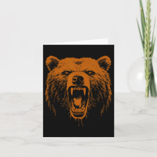 Beer Sinaasappel Angry Grizzly Beer Wandelen Campi Kaart