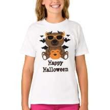 Beer sinaasappel pompoen zwart vleermuizen Happy H