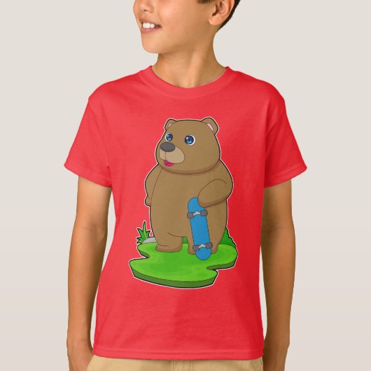 Beer Skater Skateboard T-shirt (Voorkant)