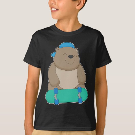 Beer Skater Skateboard T-shirt (Voorkant)