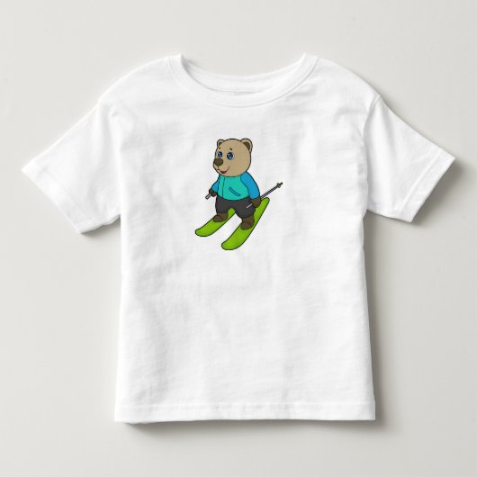 Beer Skier Ski Kinder Shirts (Voorkant)