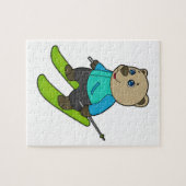 Beer Skier Ski Legpuzzel (Horizontaal)