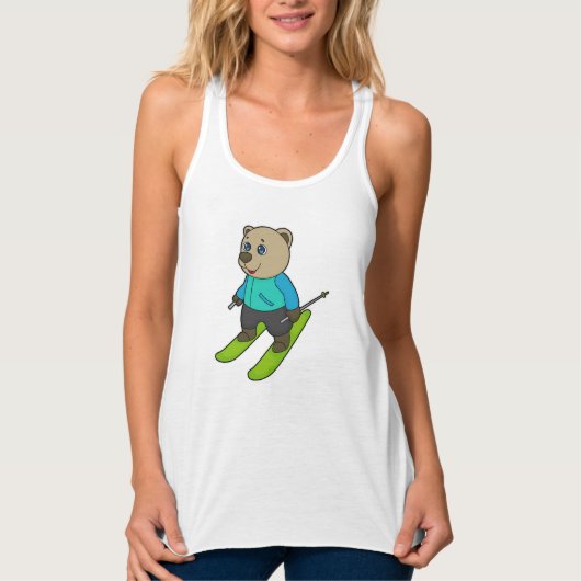 Beer Skier Ski Tanktop (Voorkant)
