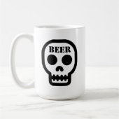 Beer™ Skull Classic Coffee Mug Koffiemok (Links)