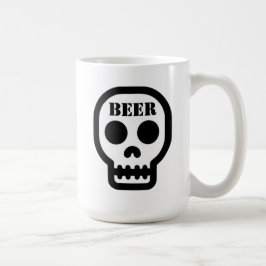 Beer™ Skull Classic Coffee Mug Koffiemok
