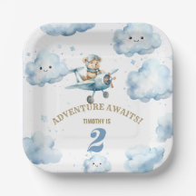 Beer Skyward Soiree: 2e Verjaardag Papieren Bord