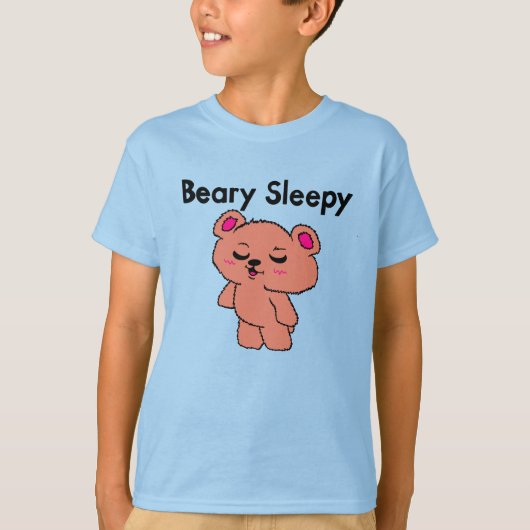 Beer Slaap Kind Shirt (Voorkant)