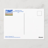 BEER SLANPEN DUNE NATIONAL PARK/BIG DUNE BLUE SKY BRIEFKAART (Achterkant)