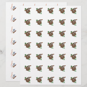 Beer Sloth en Koala - klein tweezijdig ontwerp