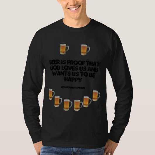 Beer Smile T-shirt (Voorkant)