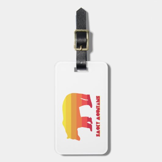 Beer "Smoky Mountains" Bagagelabel (Voorkant verticaal)