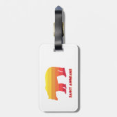 Beer "Smoky Mountains" Bagagelabel (Achterkant verticaal)