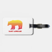 Beer "Smoky Mountains" Bagagelabel (Achterkant horizontaal)