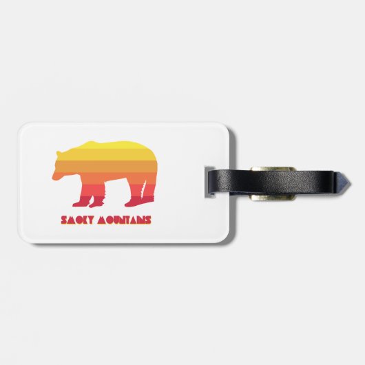 Beer "Smoky Mountains" Bagagelabel (Achterkant horizontaal)