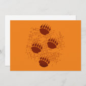 Beer snijder afdrukken op ondergrondse ondergrond kaart (Voorkant / Achterkant)