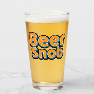 Beer Snob  Beer Glass Glas