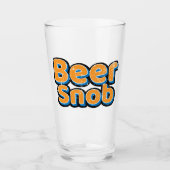 Beer Snob Beer Glass Glas (Voorkant)
