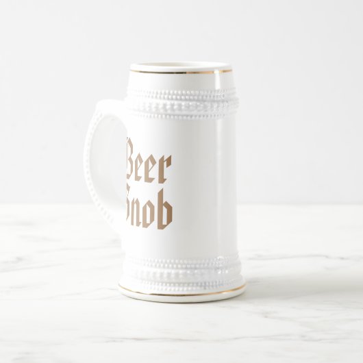 Beer Snob Beer Stein Bierpul (Voorkant links)