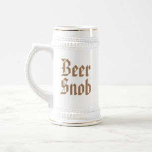 Beer Snob Beer Stein Bierpul