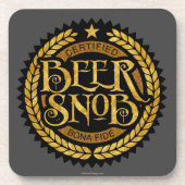 Beer Snob Bier Onderzetter (Voorkant)