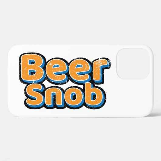 Beer Snob  iPhone Case (Achterkant (horizontaal))