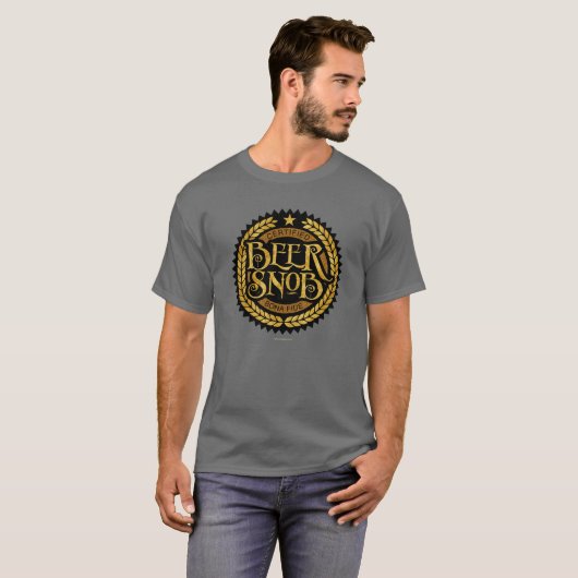 Beer Snob T-shirt (Voorkant volledig)