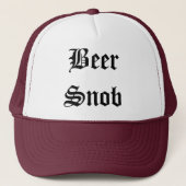 Beer Snob Trucker Hat Trucker Pet (Voorkant)