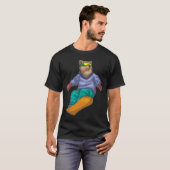 Beer Snowboard Wintersport T-shirt (Voorkant volledig)