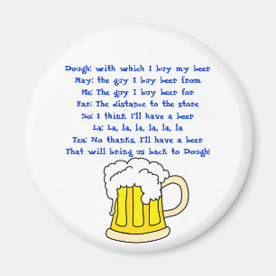 Beer Song magnet