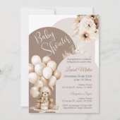 Beer Spaans Baby shower Jongen uitnodiging (Voorkant)