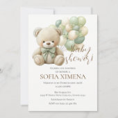 Beer Spaanse baby shower uitnodiging (Voorkant)