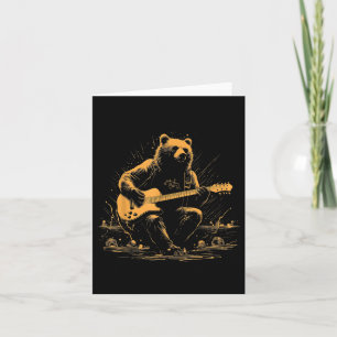 Beer Spelen Gitaar Grizzly Wandelen Camping Camper Kaart