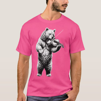 Beer spelen viool voor vioolorkest t-shirt