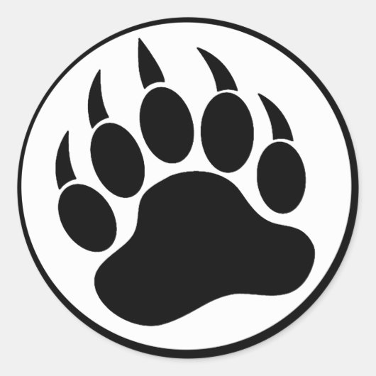 BEER SPIEGELEN/ZWART EN WITTE WACHTTIJD KLAGEN - R RONDE STICKER (Voorkant)