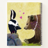 Beer spiraallaptop (8,5 x 11 inch). met colleges) notitieboek (Achterkant)