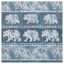 BEER SPIRIT Navy Boho Tribal Patroon