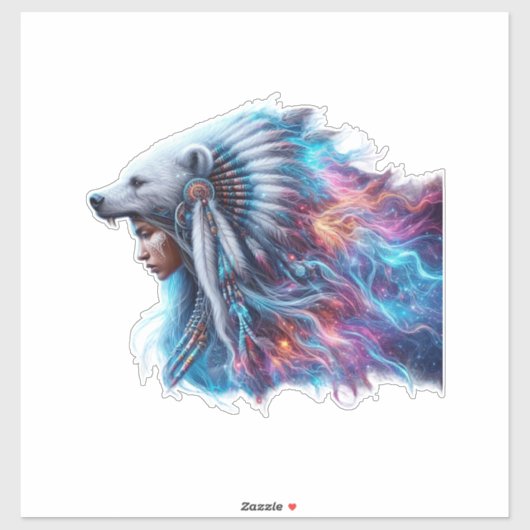 Beer Spirit Warrior Custom-Cut Vinyl Sticker (Vel)