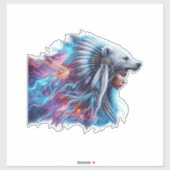 Beer Spirit Warrior Custom-Cut Vinyl Sticker (Vel)