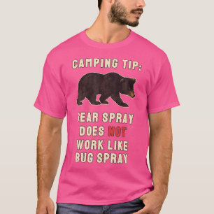 Beer Spray niet met beugel Spray Funny Camping Gez T-shirt