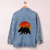 Beer Stad Zonsondergang Denim Jacket (Hangar)
