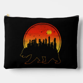 Beer Stad Zonsondergang Etui