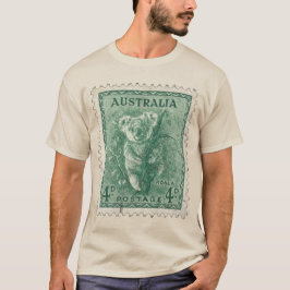  Beer Stamp Koala Australië T-shirt