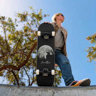 Beer Stand op Mountain Spooky Halloween Moon Persoonlijk Skateboard