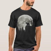 Beer Stand op Mountain Spooky Halloween Moon T-shirt (Voorkant)
