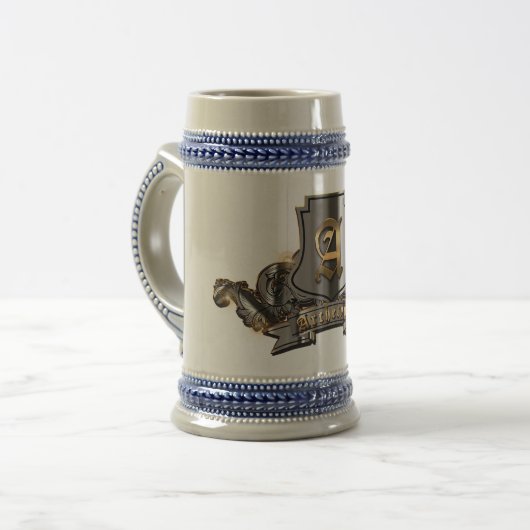 Beer Stein (20 oz. & 22 oz.) Bierpul (Voorkant links)